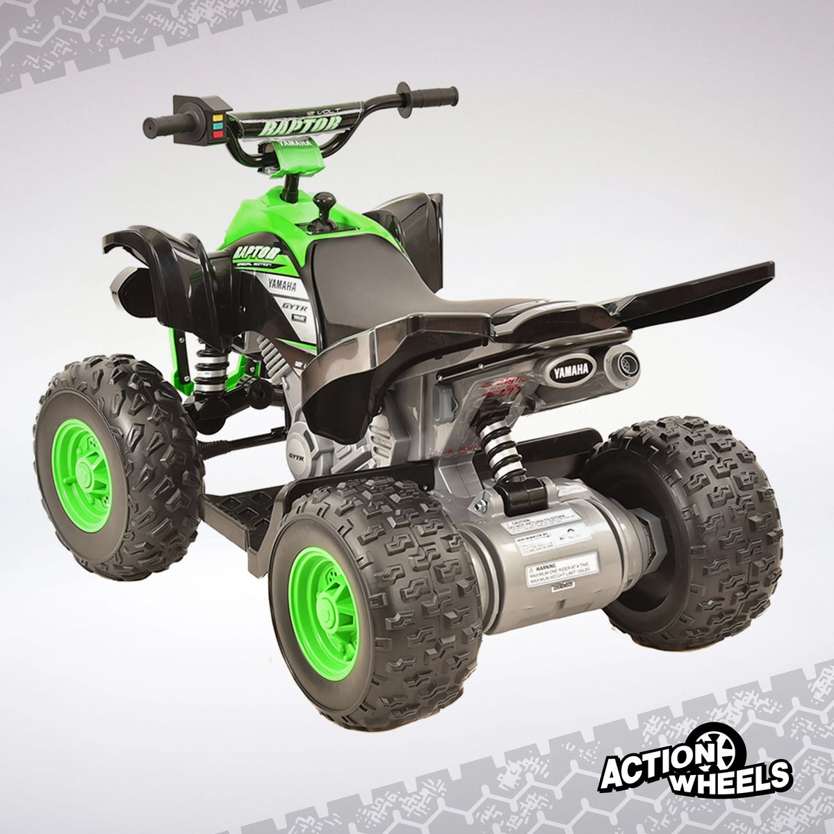 Yamaha 12V Raptor ATV Powered Ride-on for Boys & Girls, Ages 3+, up to 5 MPH - image 7