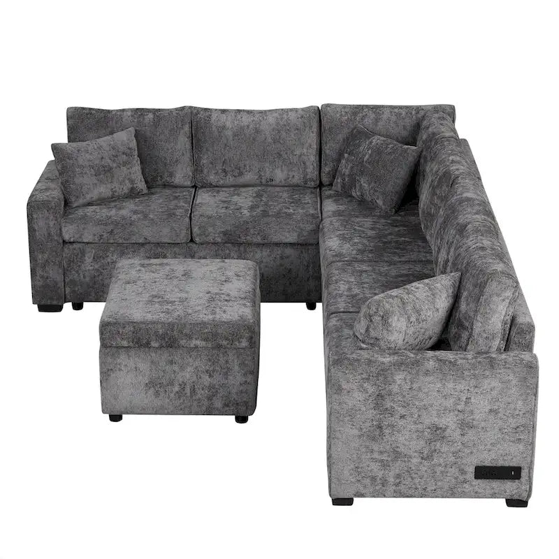 Sectional Sofa Pull-out Sofa Bed Sleeper - image 16