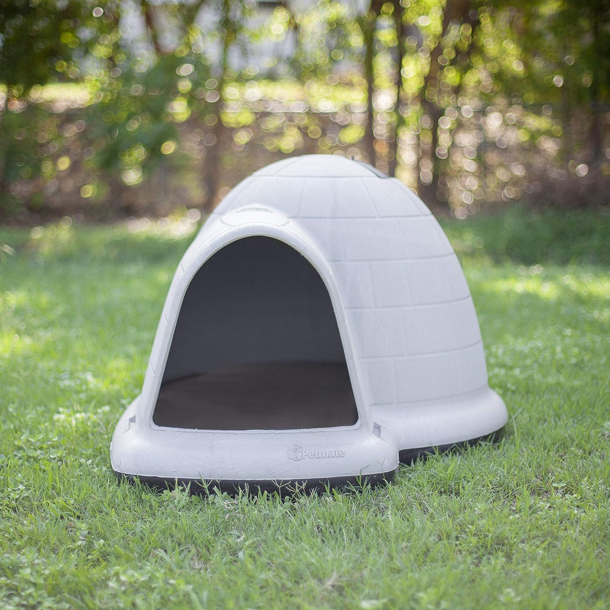 Petmate Indigo Dog House (Igloo Dog House, Made in USA with 90% Recycled Materials, All-Weather Protection Pet Shelter) for XL Dogs -90 to 125 pounds, Made in USA - image 12