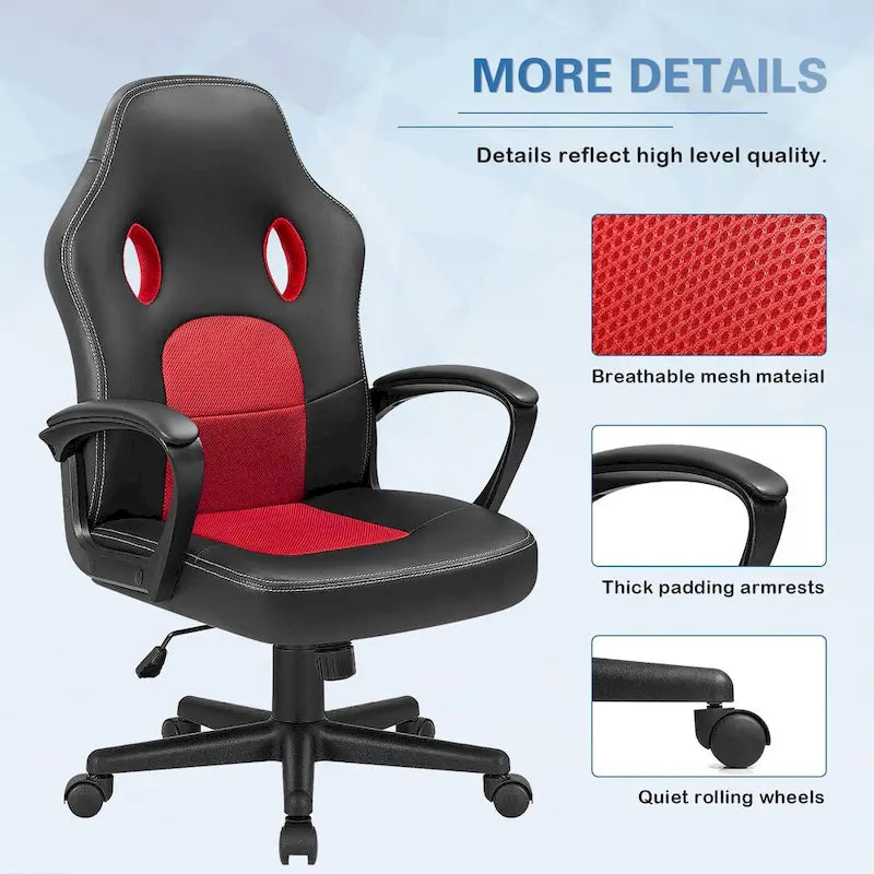 Homall Ergonomic High-Back Leather Gaming and Office Chair - image 21