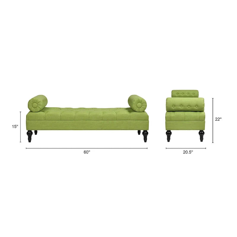 Lewis Bolster Arm Entryway Seat - image 10