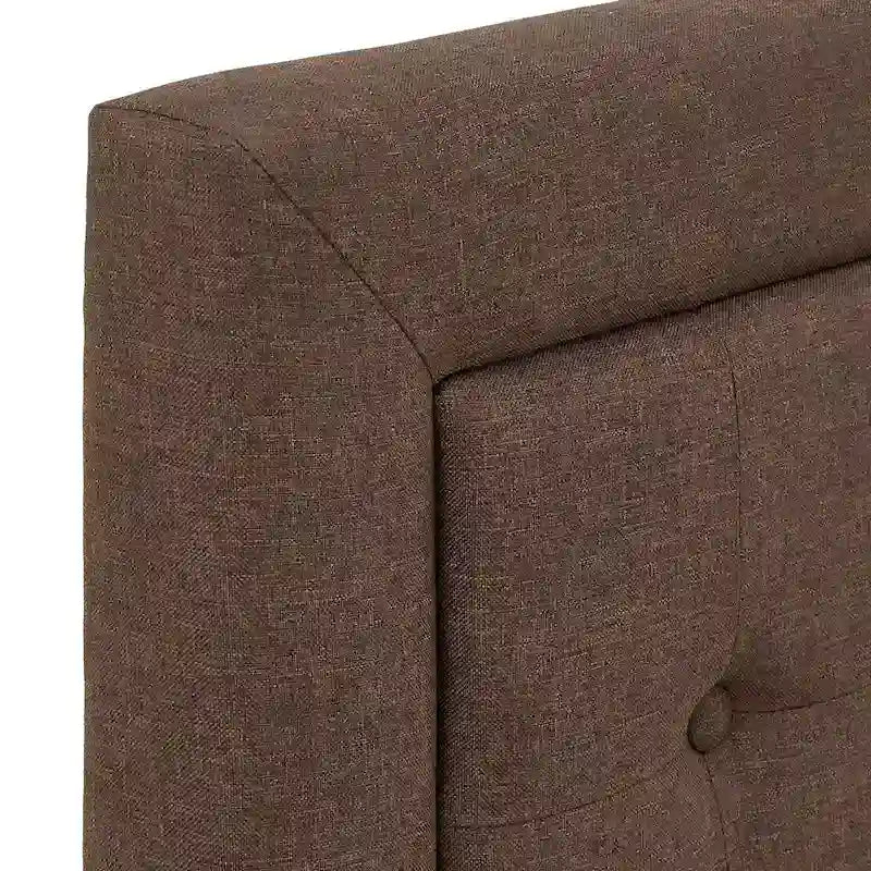 iNSPIRE Q Classic Arlert Tufted Linen Headboard Storage Platform Bed - image 7