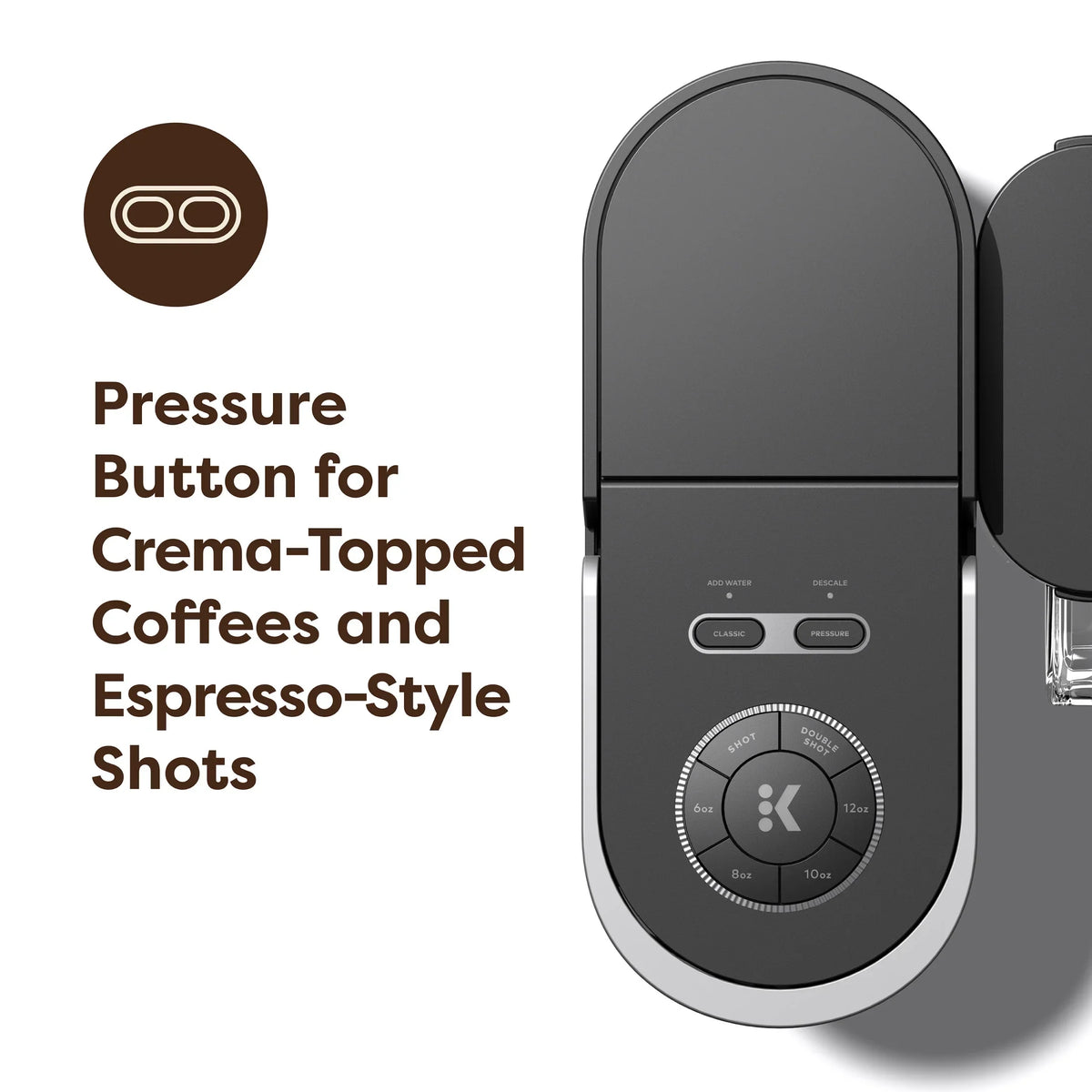 Keurig K-Crema Single Serve K-Cup Pod Coffee Maker - image 4