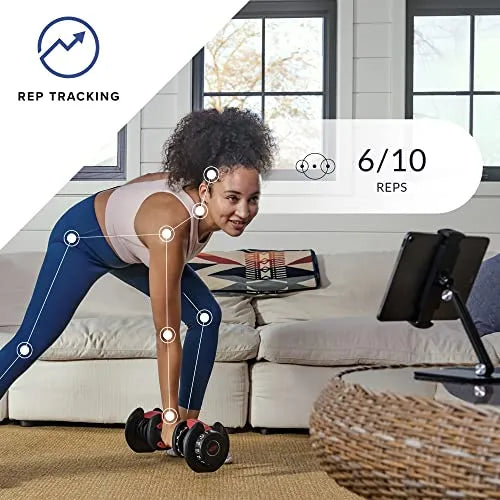 552 Adjustable Dumbbells Pair, 5-52.5 lbs, Space-Saving Home Gym Equipment - image 8