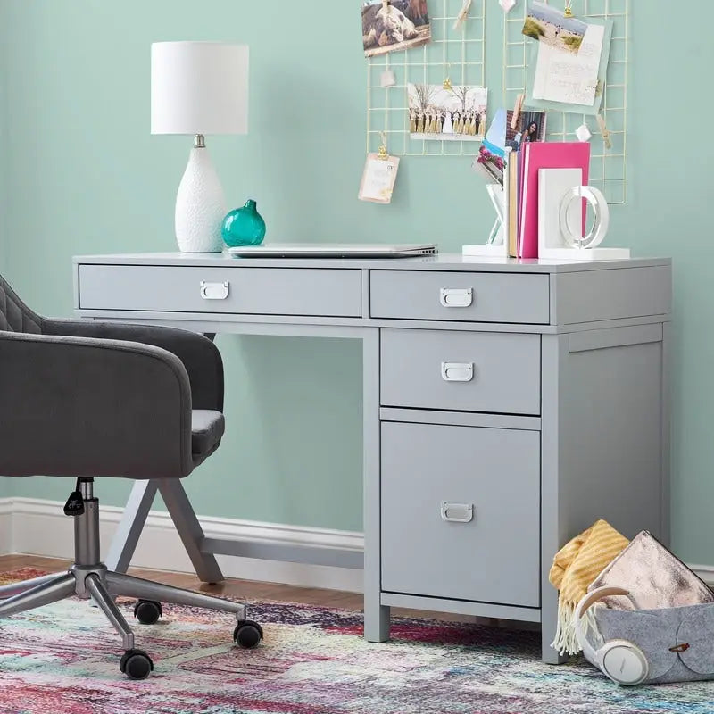 Linon Poppy Side Storage Writing Desk - image 5