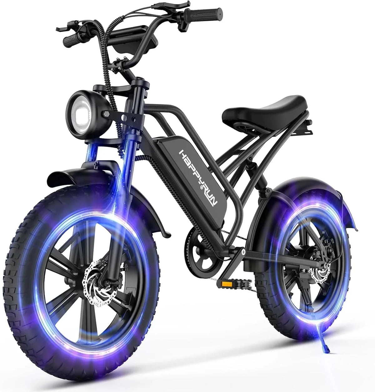 Happyrun Electric Bike for Adults 20" Fat tire with 750W Motor Ebike 48V 18AH Removable Battery 20MPH & 68 Miles - image 1