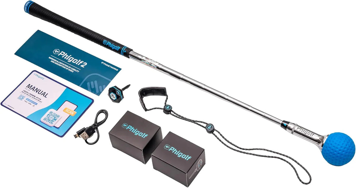Home Golf Game Simulator: Enjoy Interactive Golf with Motion Sensor & Swing Stick for Indoor & Outdoor Fun 38,000+ Courses Worldwide, Compatible with Android, iOS, App & E6 Connect - image 1