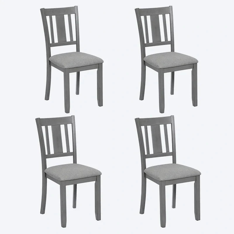 4-Piece Counter Height Dining Chair Set with Cushioned Seats - image 2