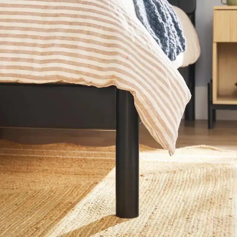 Modern King Bed with Slatted Headboard by Middlebrook Designs - image 6