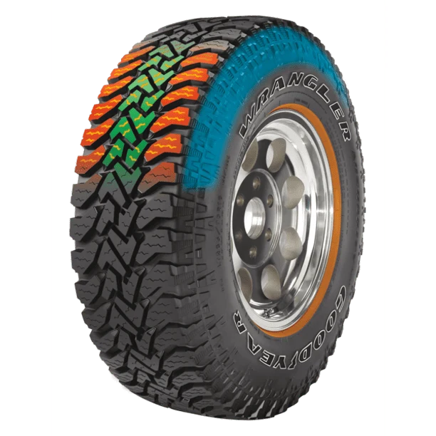 Wrangler Authority A/T LT265/70R17 121Q All-Season Tire - image 4