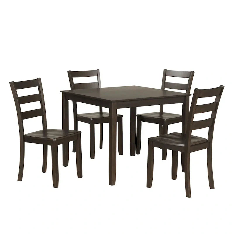 Denhour DH Basic Traditional Solid Wood 5-Piece Dining Set - image 12
