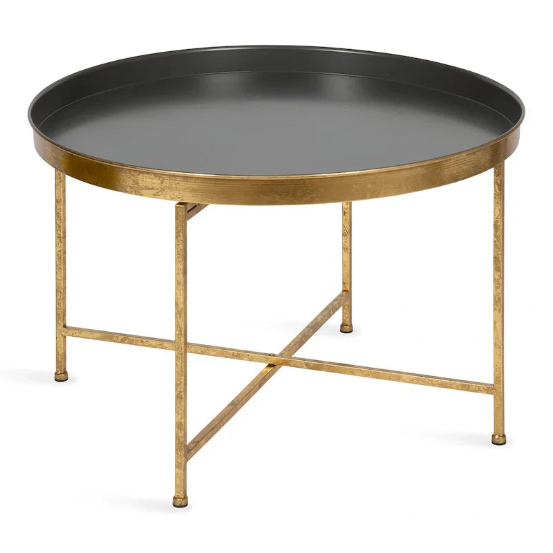 Kate and Laurel Celia 28.25-Inch Round Metal Coffee Table - image 16