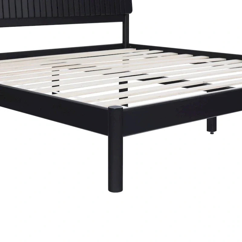 Modern King Bed with Slatted Headboard by Middlebrook Designs - image 15