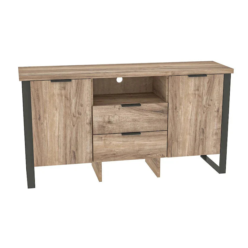 2-Door, 2-Drawer Storage Cabinet and TV Stand - image 10