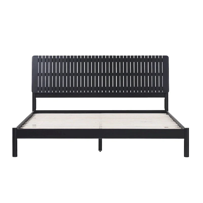 Modern King Bed with Slatted Headboard by Middlebrook Designs - image 12