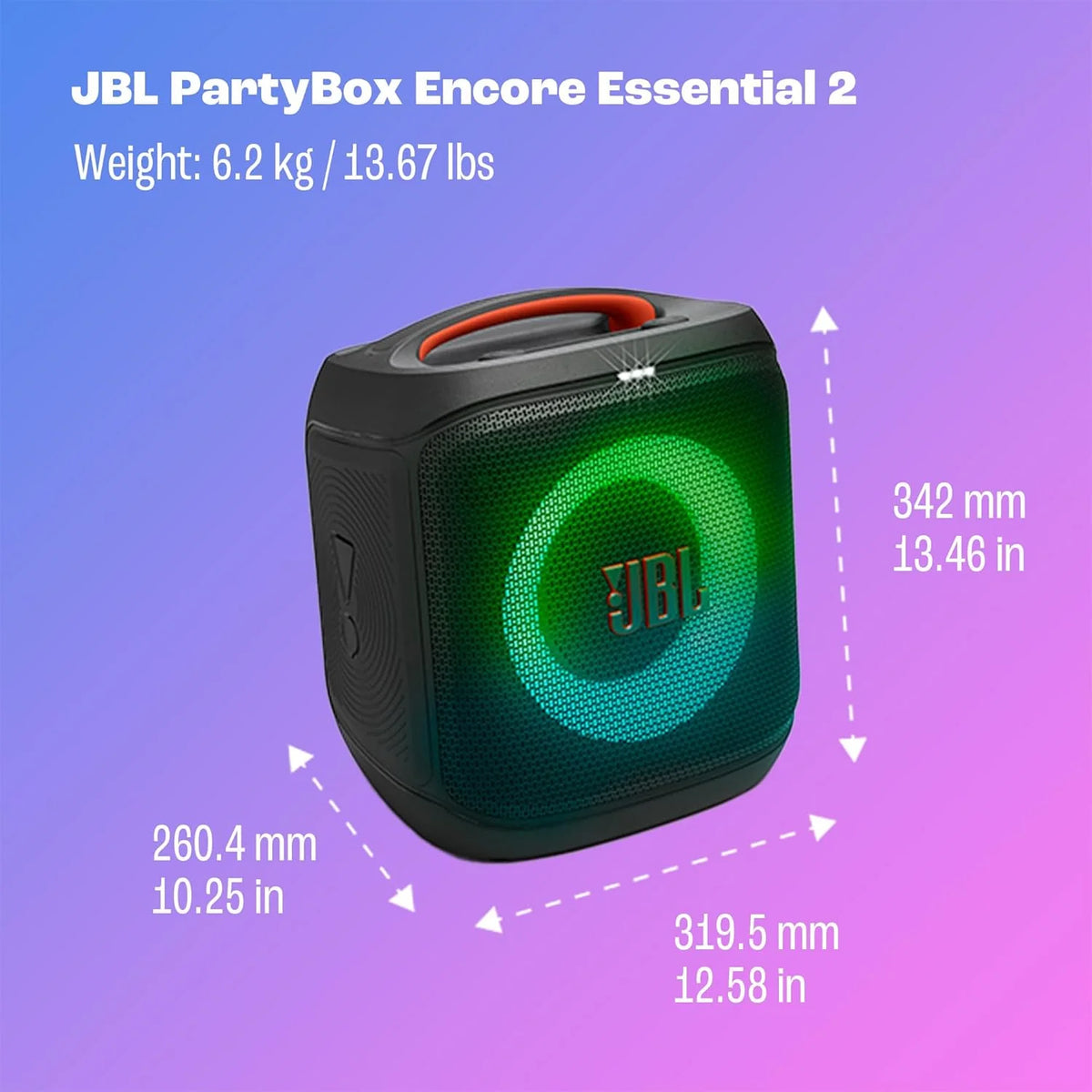 PartyBox Encore Essential 2, Portable Speaker, 15H Playtime, IPX4 - image 6