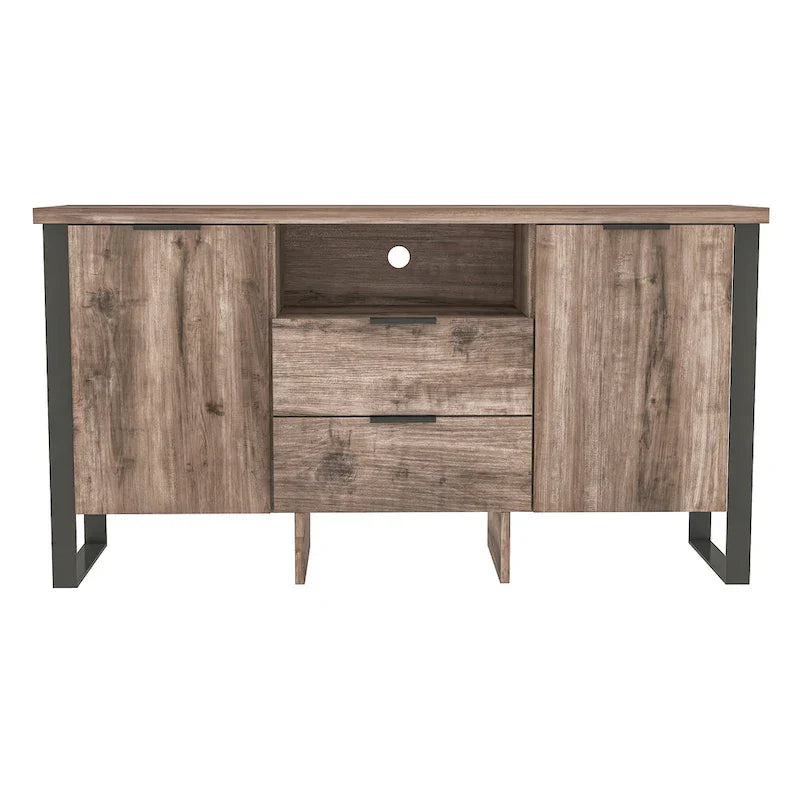 2-Door, 2-Drawer Storage Cabinet and TV Stand - image 1