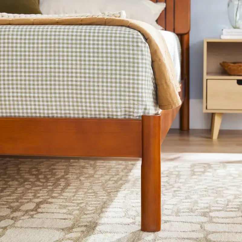 Modern King Bed with Slatted Headboard by Middlebrook Designs - image 20