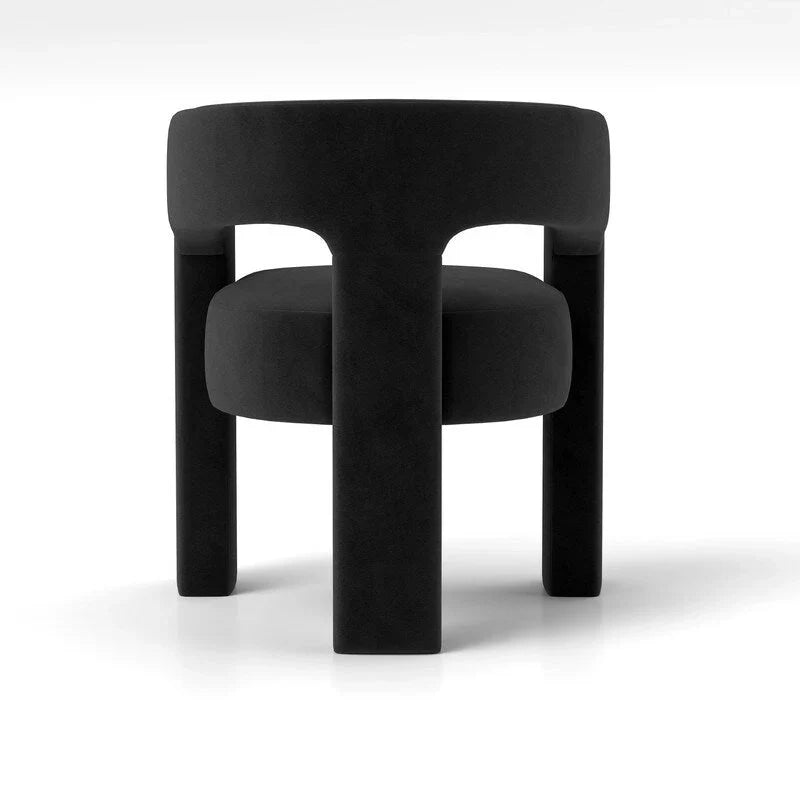 SEYNAR Contemporary Glam Velvet Dining Chair with Open-Back Design - image 23