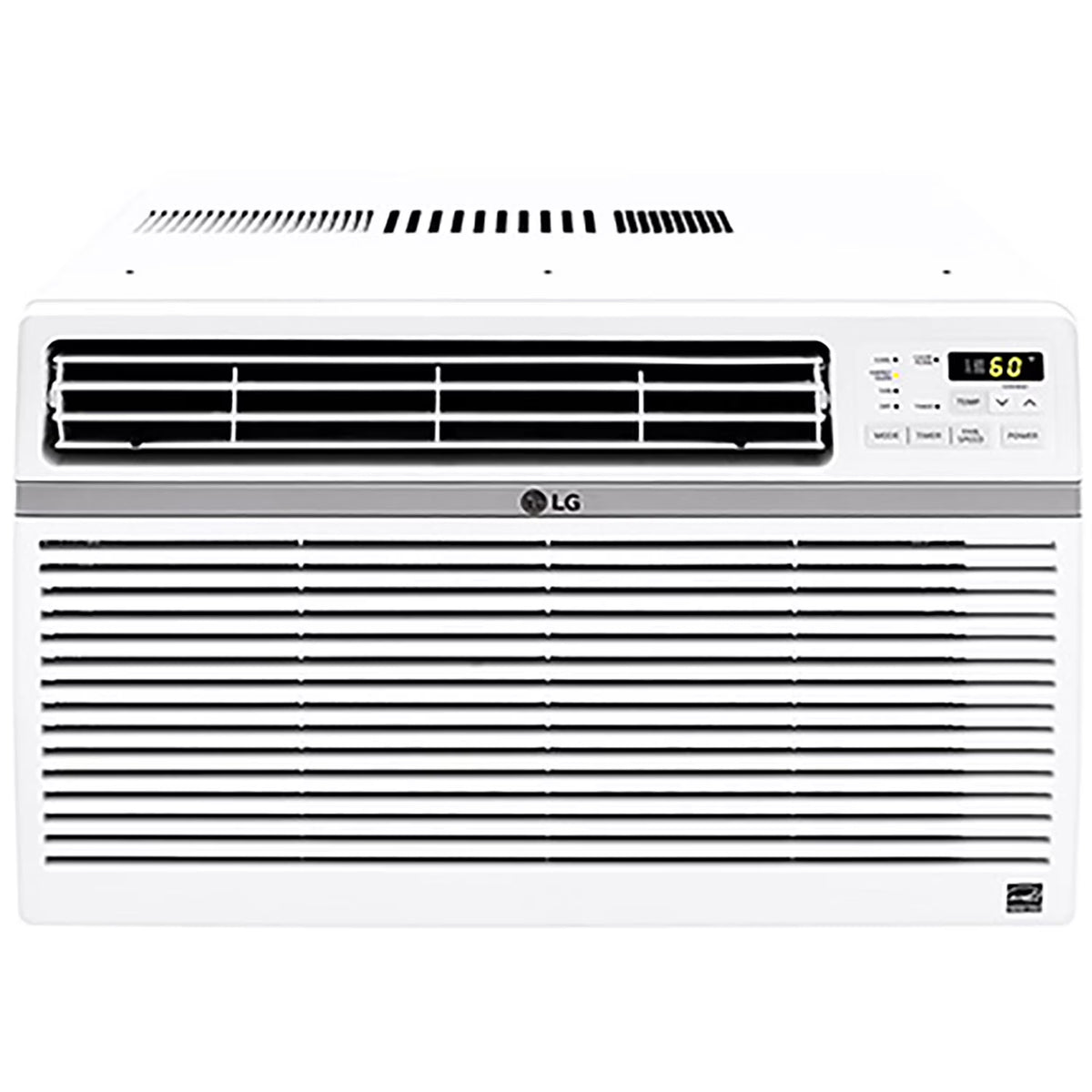 LG 8, 000 BTU 340 Sq Ft Window Air Conditioner with Remote Control, White, LW8016ER - image 1