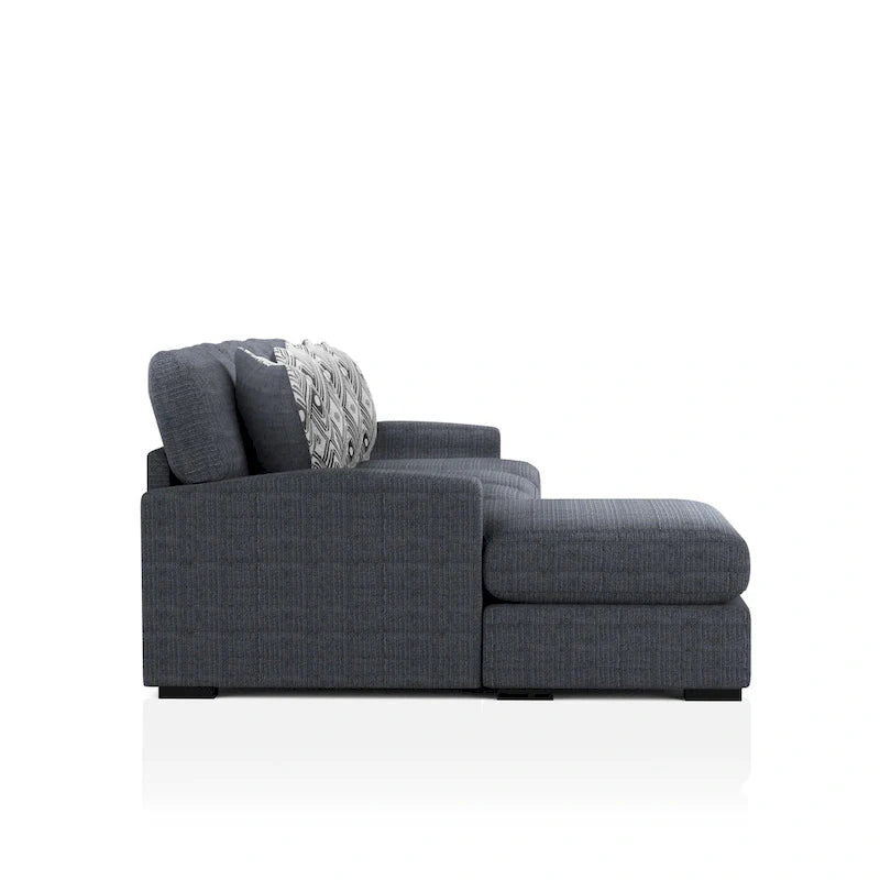Furniture of America Kintra Modern Chenille Upholstered Large L-Shaped Sectional - image 14