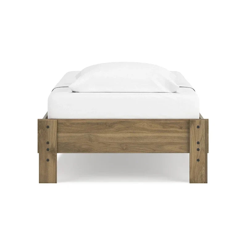 Signature Design by Ashley Deanlow Honey Wood Platform Bed - image 7