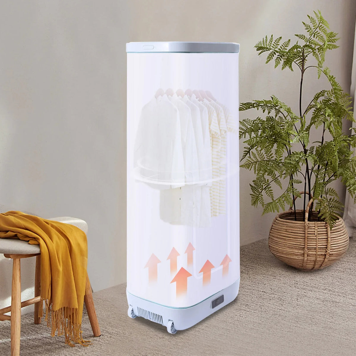 330L Portable Clothes Dryer Mini Electric Wardrobe Clothing Drying Machine 850W - image 4