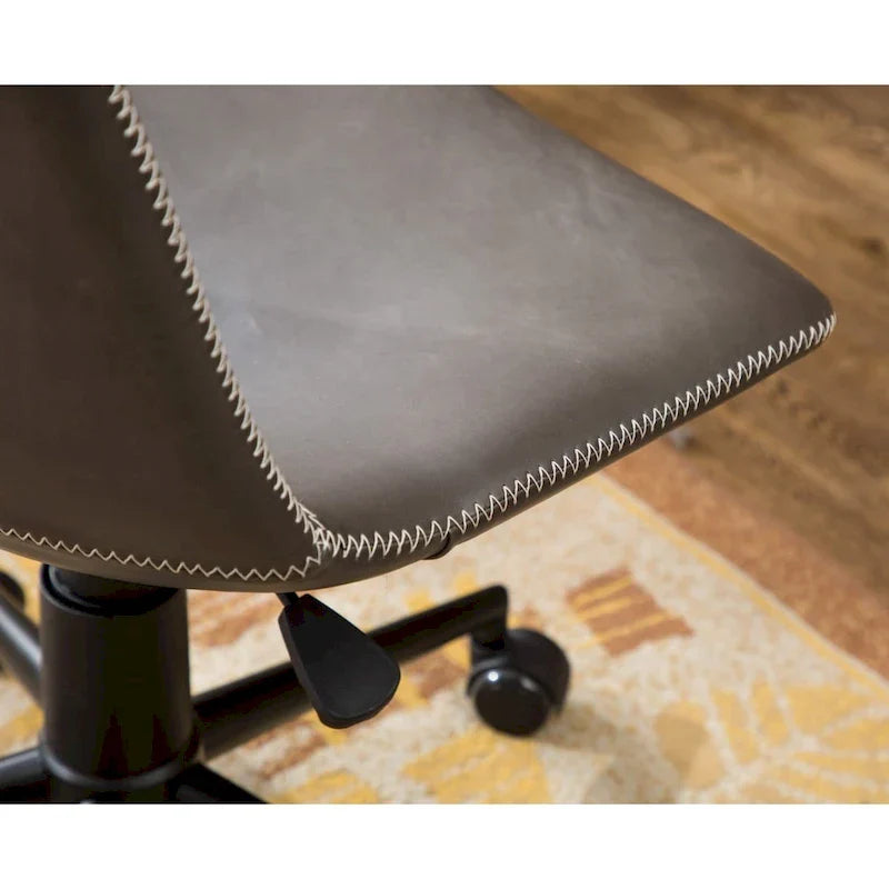 Roundhill Furniture Cesena 360° Swivel Office Chair with Faux Leather and Air Lift - image 18