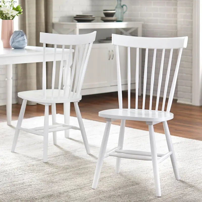 Set of 2 Venice Solid Wood Spindle Dining Chairs by Simple Living - image 30