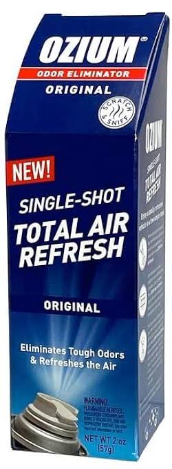 Ozium Air Sanitizer, 2 oz Car Fogger: Single-Shot Smoke Odor Eliminator & Car Air Freshener (Original, 4 Packs) - image 1