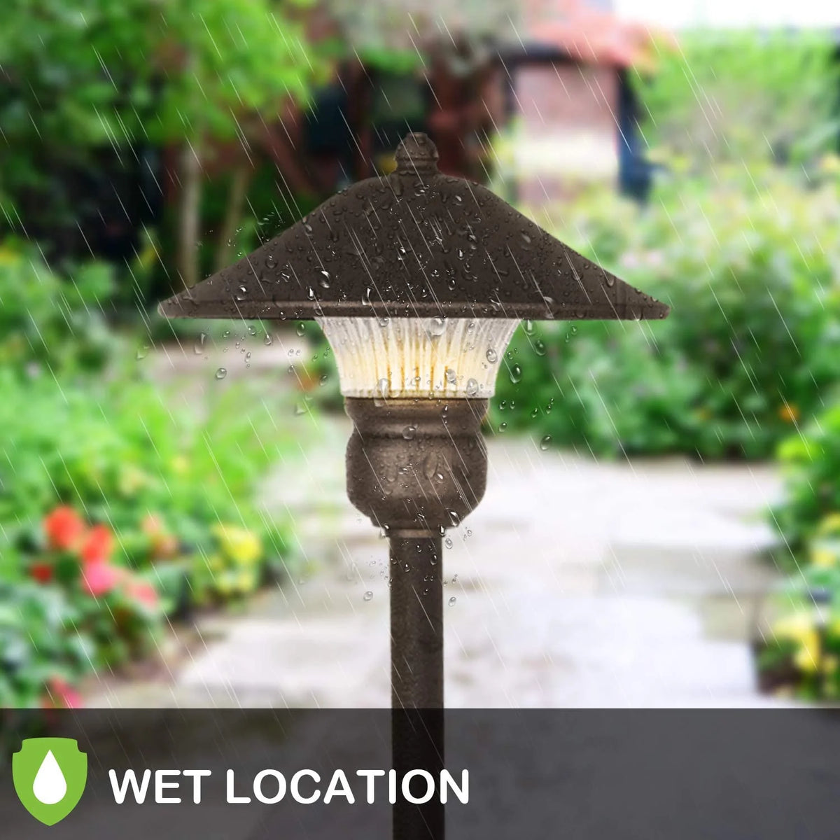 6 Pack Low Voltage LED Landscape Pathway Light, 3W 150LM 12V Wired for Outdoor Yard Lawn, Die-cast Aluminum Construction, 30-Watt Equivalent 15-Year Lifespan - image 6