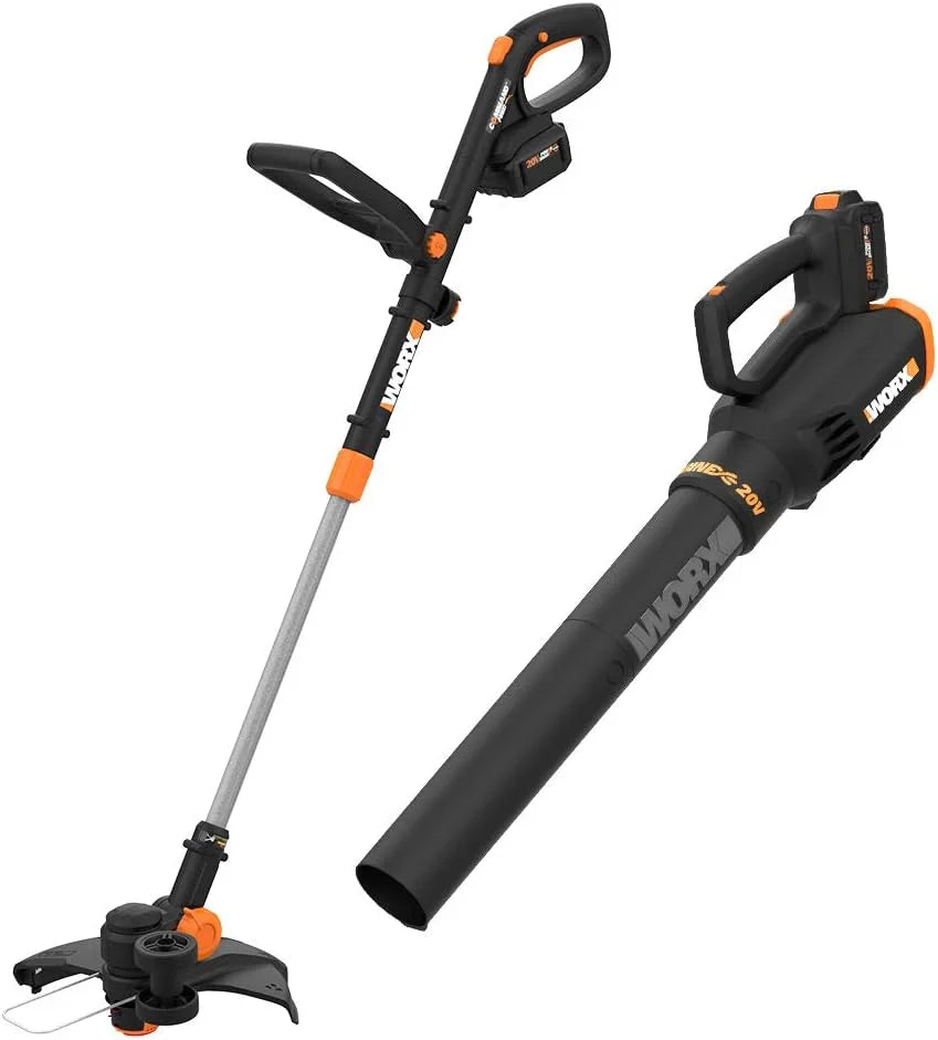 20V GT Revolution 12" 4.0Ah Cordless String Trimmer & Turbine Leaf Blower Power Share Combo Kit - WG930.3 (Batteries & Charger Included) - image 9