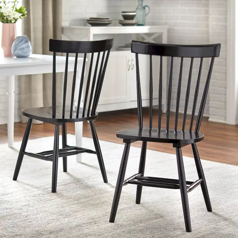 Set of 2 Venice Solid Wood Spindle Dining Chairs by Simple Living - image 29