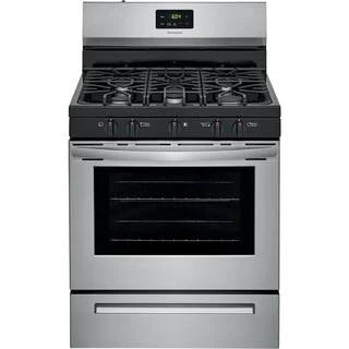 Frigidaire 30 in. 5 Burner Freestanding Gas Range in Stainless Steel FCRG3052AS - image 1