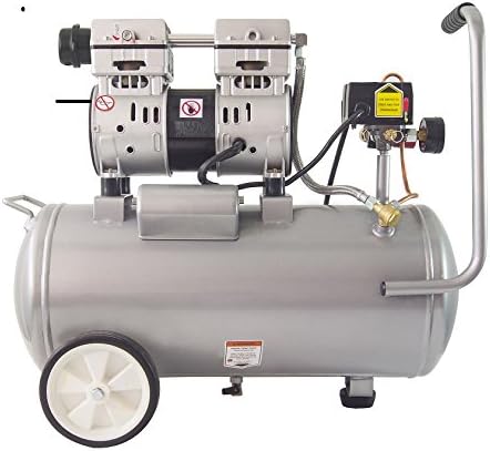 Air Tools 8010 Ultra Quiet Oil-Free Air Compressor, 1.0 HP, 8 Gallon, 120 PSI, 60 dB Noise Level - image 1