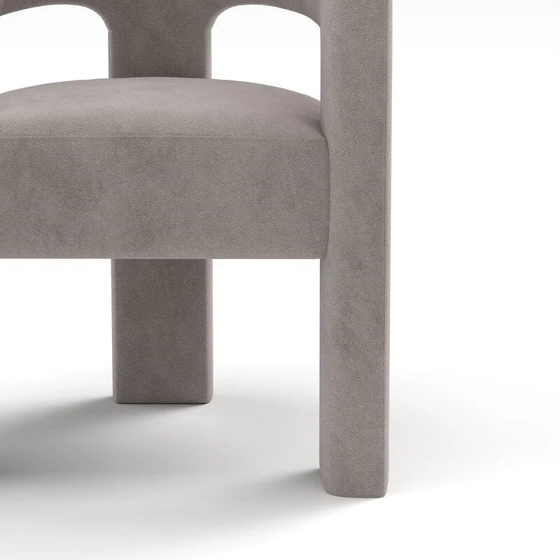 SEYNAR Contemporary Glam Velvet Dining Chair with Open-Back Design - image 35