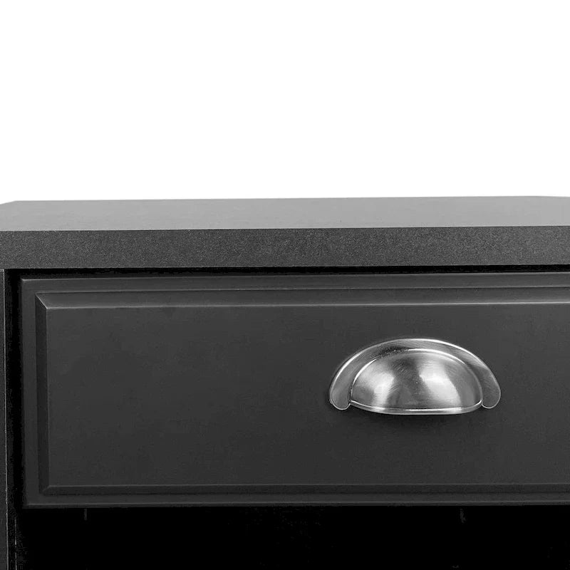 Set of 2 Foisy Faux Wood Nightstands with Drawer by Christopher Knight Home - image 5