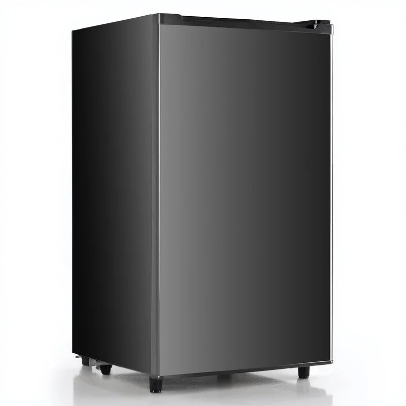 Sybels 3.2 Cu.Ft Mini Fridge with Freezer, Compact Single Door, Adjustable Thermostat & Low Noise, Perfect for Bedroom, Dorm, Office, Black - image 2