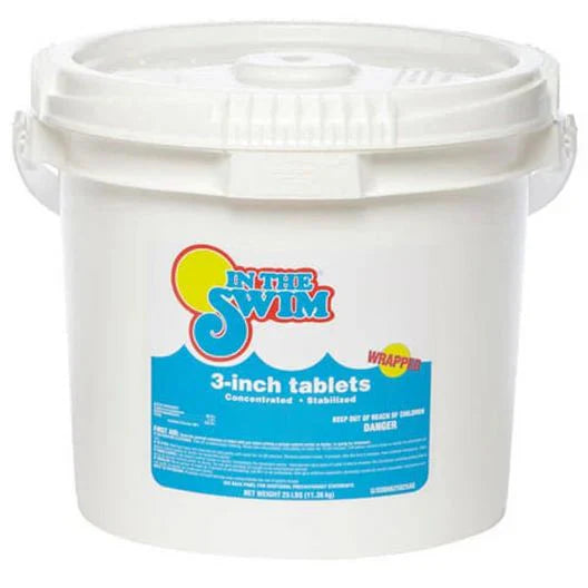 IN THE SWIM – 3 INCH CHLORINE TABLETS – 25 LBS - image 1