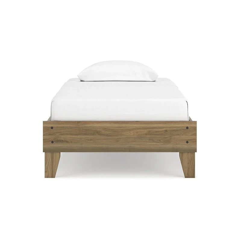 Signature Design by Ashley Deanlow Honey Wood Platform Bed - image 8