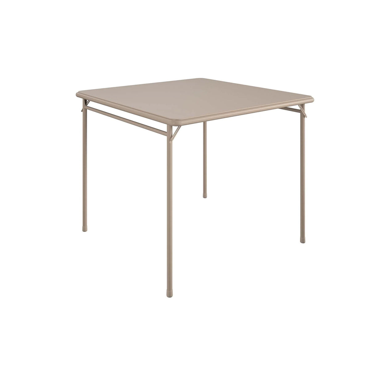 COSCO 5 - Piece Folding Dining Set with Card Table and 4 Fabric Padded Chairs, Tan - image 17
