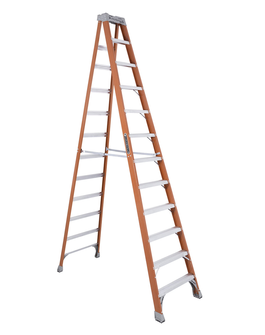 Louisville Ladder 12 - Foot Fiberglass Step Ladder, 300 - Pound Load Capacity, Type IA, FS1512 - image 1