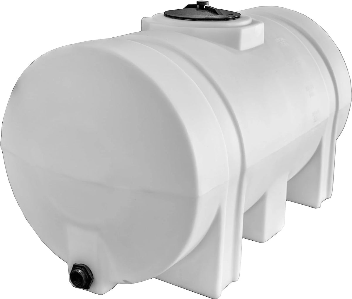 Horizontal Polyethylene Reservoir Water Tank with Legs, 550 Gallon, Made in the USA, Poly Tank for Water and Non-Flammable Liquids, Rust and Corrosion Proof - image 2