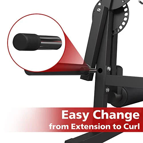 GMWD Leg Extension Machine and Curl, Lower Body Special Leg Machine, Adjustable Leg Exercise Bench - image 3