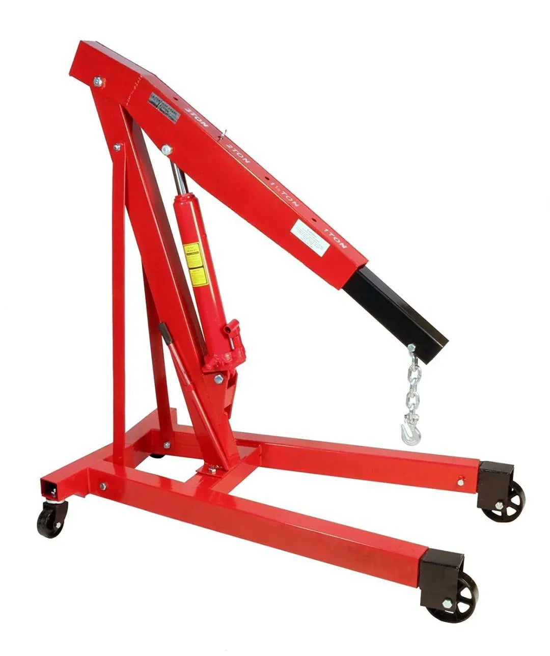 Dragway Tools 3 Ton 6000 LB Heavy Duty Engine Hoist Cherry Picker Shop Crane - image 1