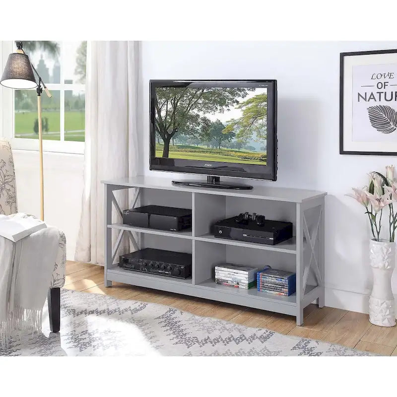 Oxford 55-Inch TV Stand with Shelves by Convenience Concepts - image 4