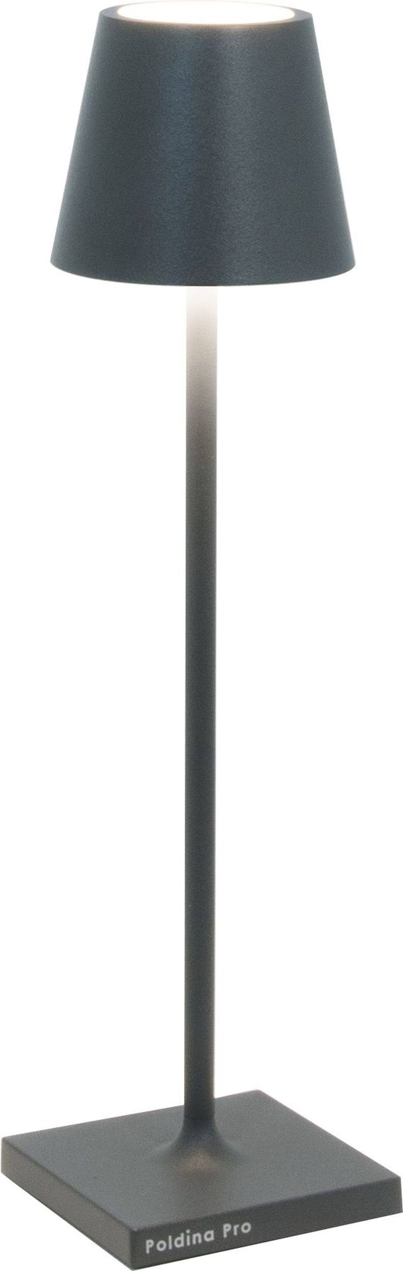 Zafferano Poldina Pro Micro Rechargeable Table Lamp - Dark Grey - image 1