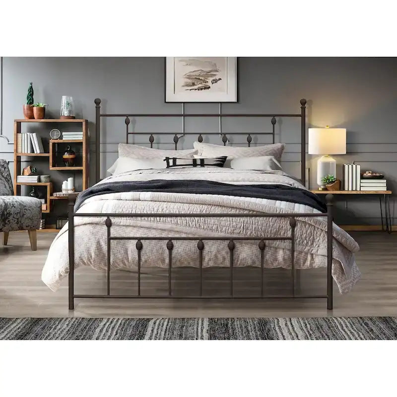 Melia Metal Bed Frame with Platform Design - image 6