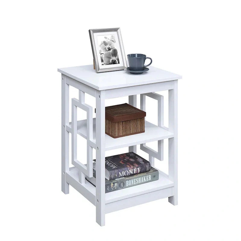 Convenience Concepts Town Square End Table Featuring Shelves - image 38