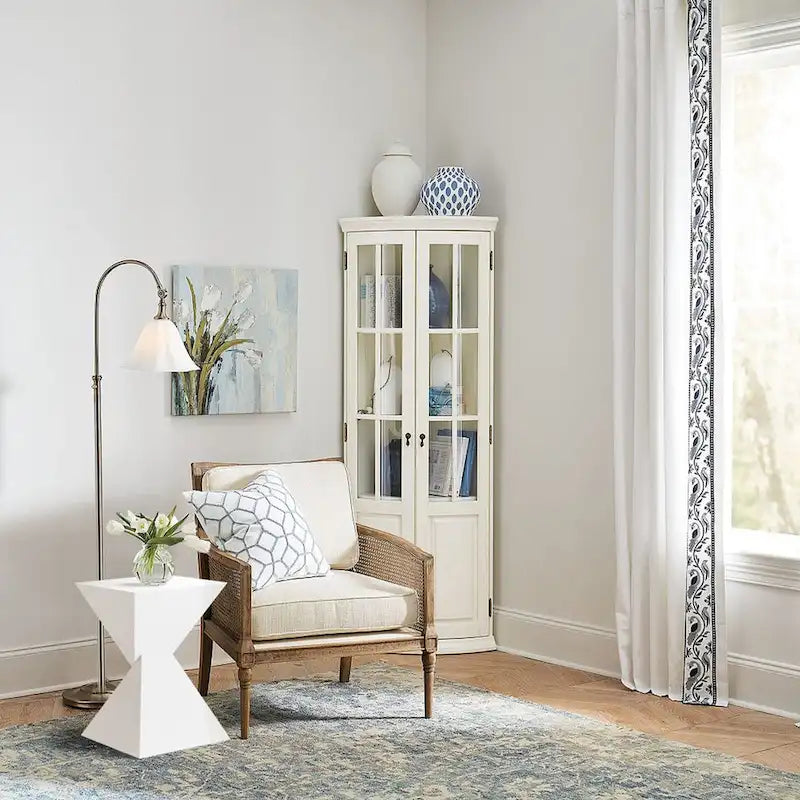 Contemporary Acrylic Accent End Table for Outdoor Use - Dimensions: 18.11"H x 12.6"W x 12.6"L - image 16